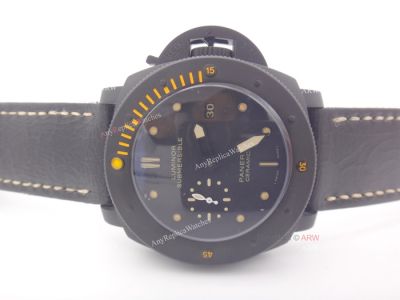 Panerai Luminor Submersible Ceramica PAM508 Replica Watch Brown Markers